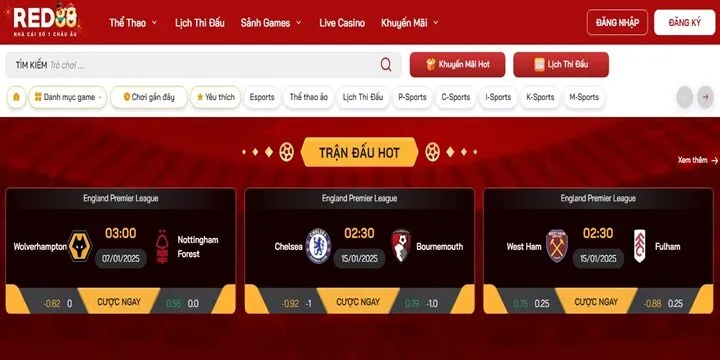 Giới thiệu về sảnh thể thao Red88